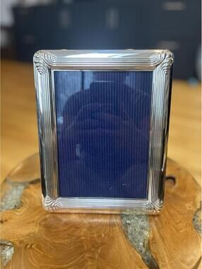 Dioni ITALY silverplated wood PHOTO frame